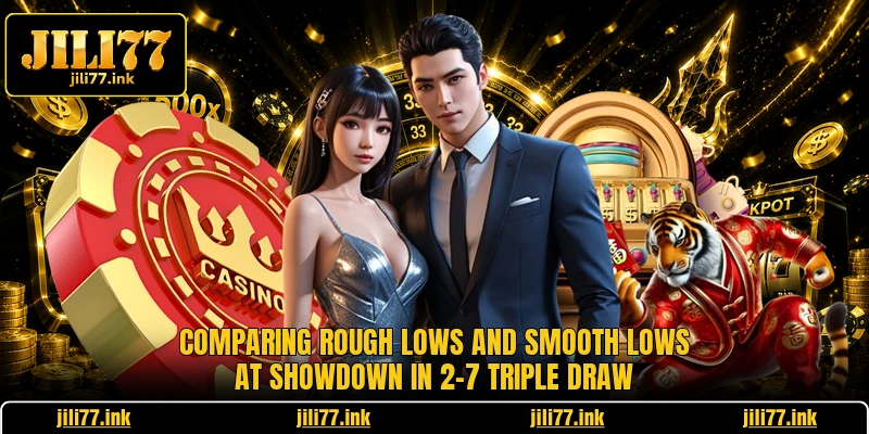 Comparing rough lows and smooth lows at showdown in 2-7 Triple Draw