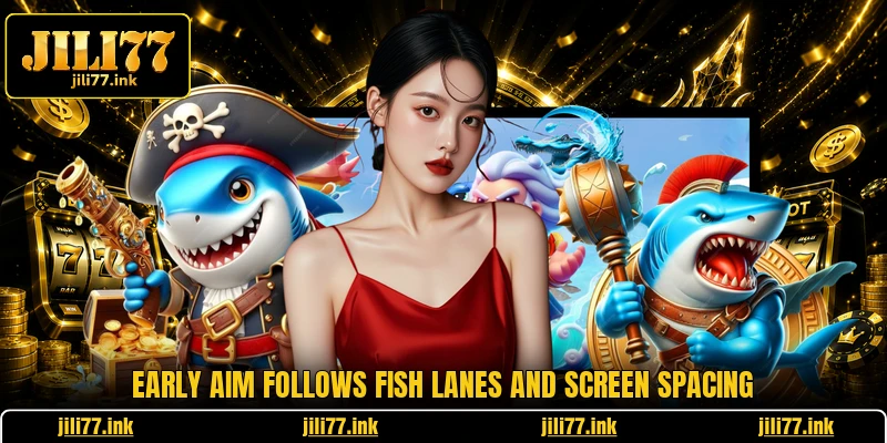 Early aim follows fish lanes and screen spacing