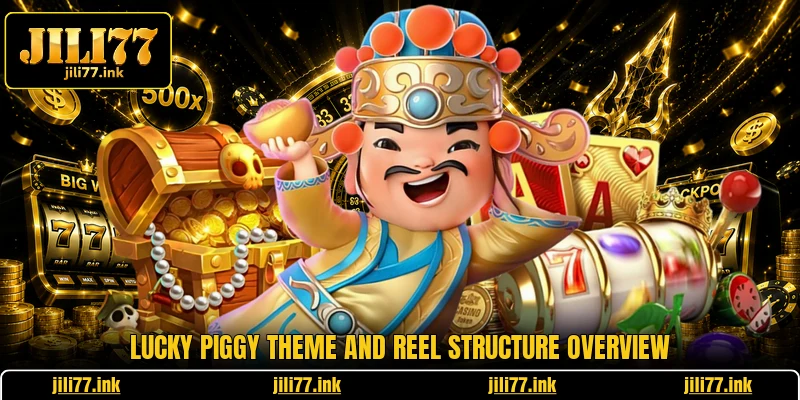 Lucky Piggy theme and reel structure overview