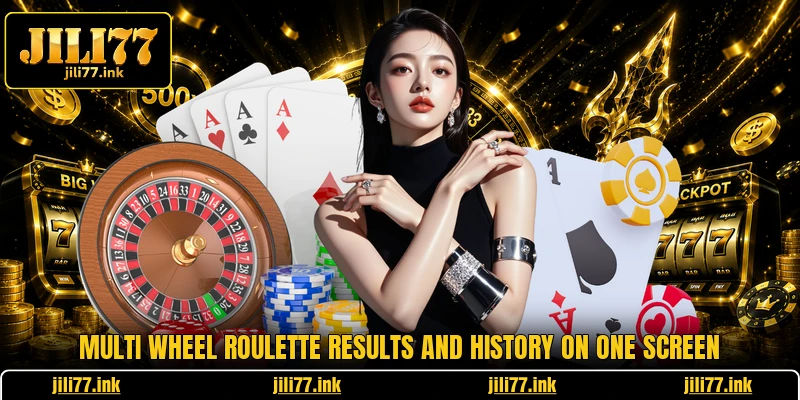 Multi Wheel Roulette results and history on one screen