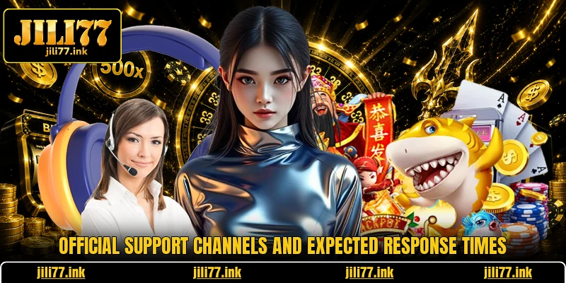 Official support channels and expected response times