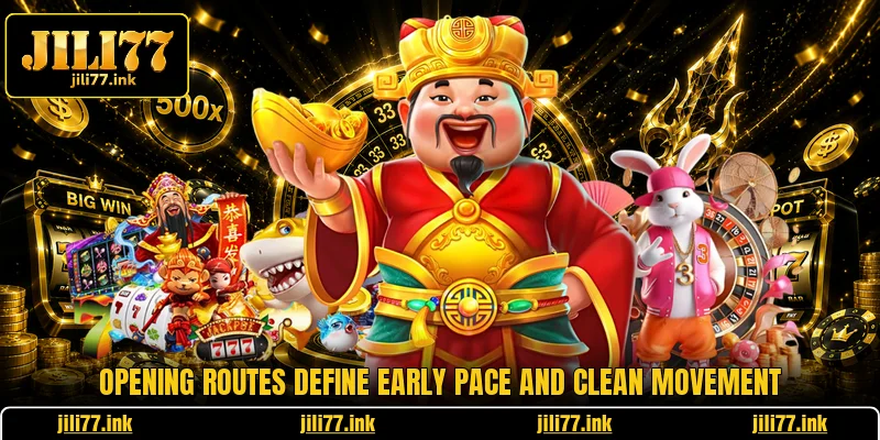 Opening routes define early pace and clean movement